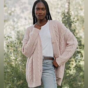 NWT l Jenni Kayne l Cable Cocoon Cardigan Sweater l Size XS (Fits like a Medium)